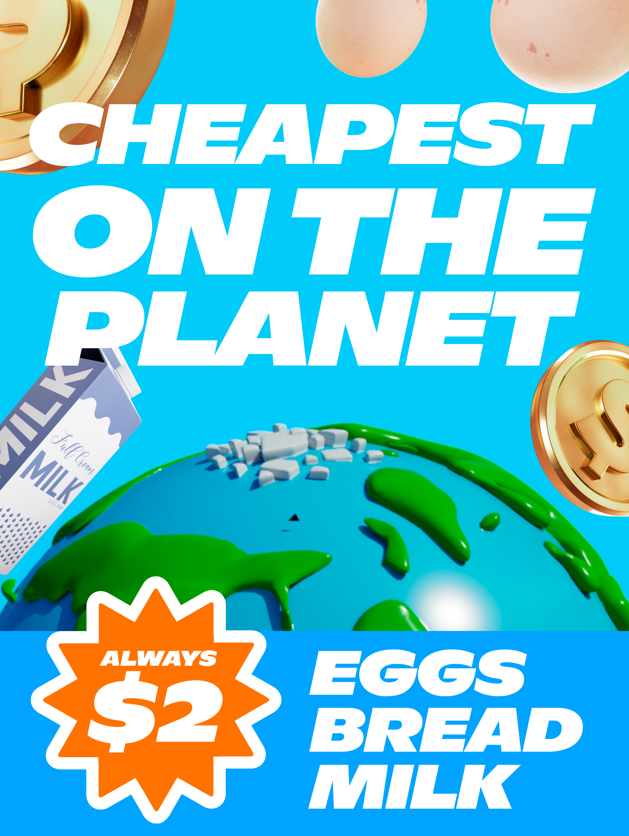 Cheapest on the Planet